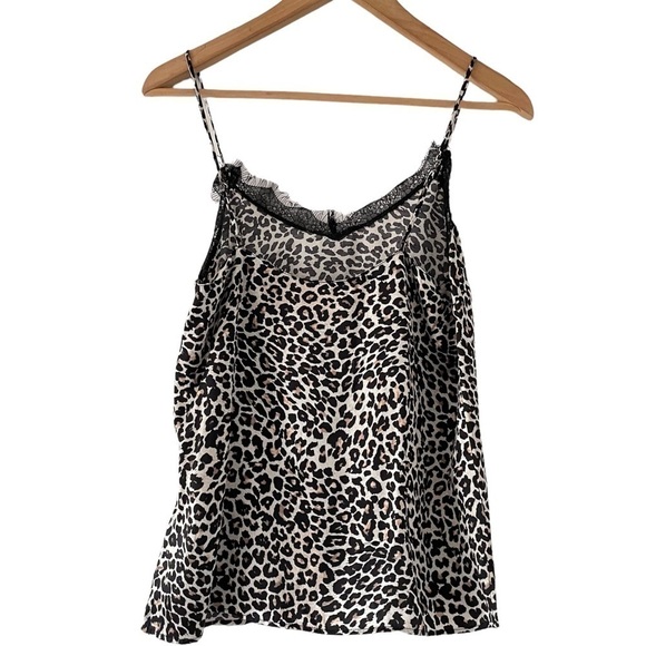 Anine Bing Silk Camisole In Leo - Picture 8 of 14